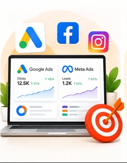 Google Ads and Meta Ads advertising services
